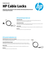 HP Cable Locks (English)