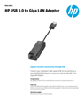 USB 3.0 to Giga LAN Adapter (English)