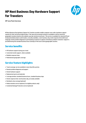 HP Next Business Day Hardware Support for Travellers