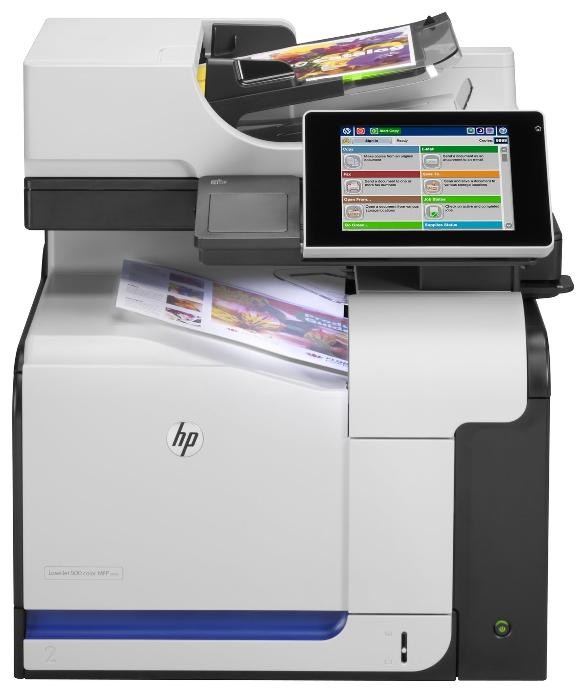  HP LaserJet 700 M775DN Impresora multifunción láser - Color -  Impresión en papel normal - Escritorio - Copiadora/Impresora/Escáner - 30  ppm Impresión en color Mono/30 ppm - Impresión a color de
