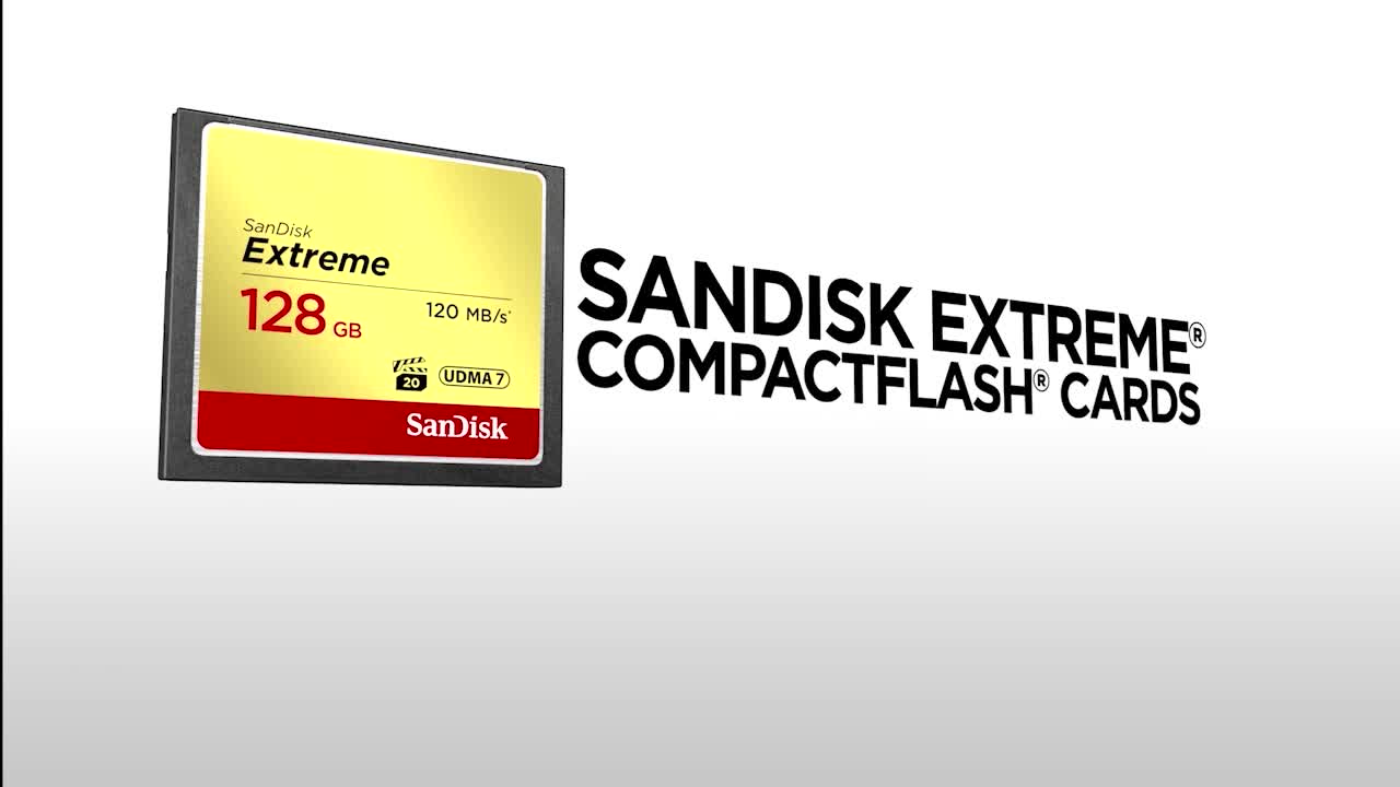 SanDisk 64GB Extreme CompactFlash Memory Card SDCFXS-064G-A46