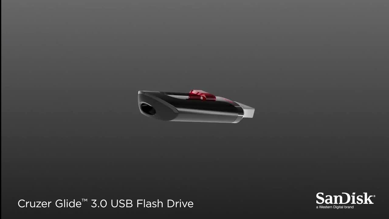 slayt 2 / 8, daha büyük görüntüyü göster, sandisk cruzer glide™ 3.0 usb flash sürücü