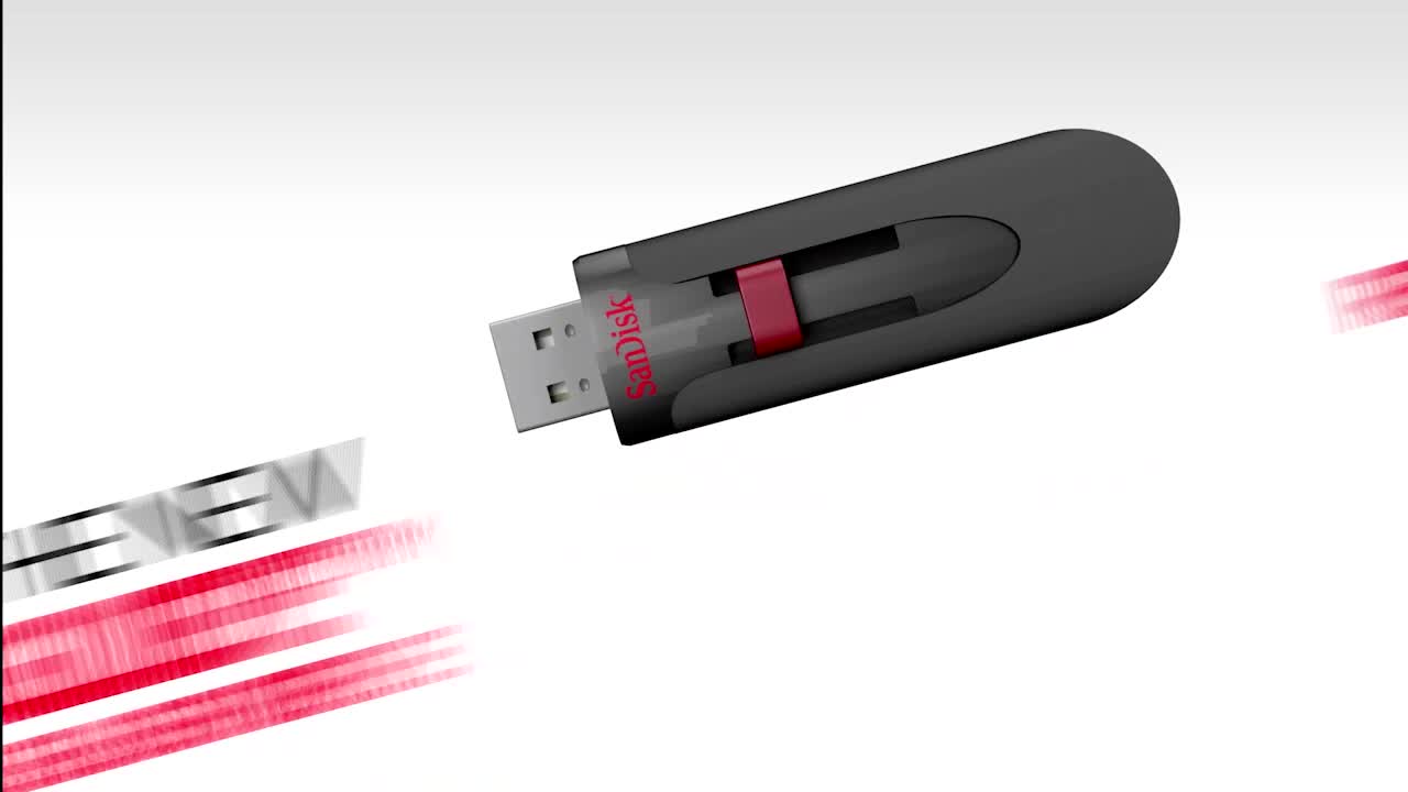 thumbnail video image 2 of SanDisk 64GB Cruzer Glide USB 2.0 Flash Drive- SDCZ60-064G-AW46, 2 of 9