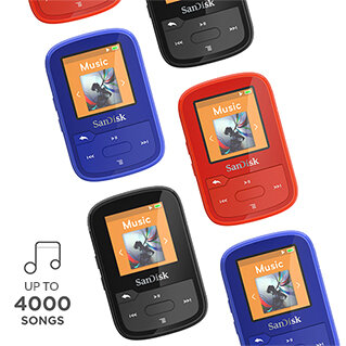 Stores Up to 4000 Songs