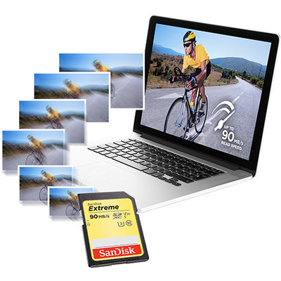 SanDisk 128GB Extreme SDXC UHS-I Memory Card - 90MB/s, C10, U3, V30, 4K  UHD, SD Card - SDSDXVF-128G-GNCIN 