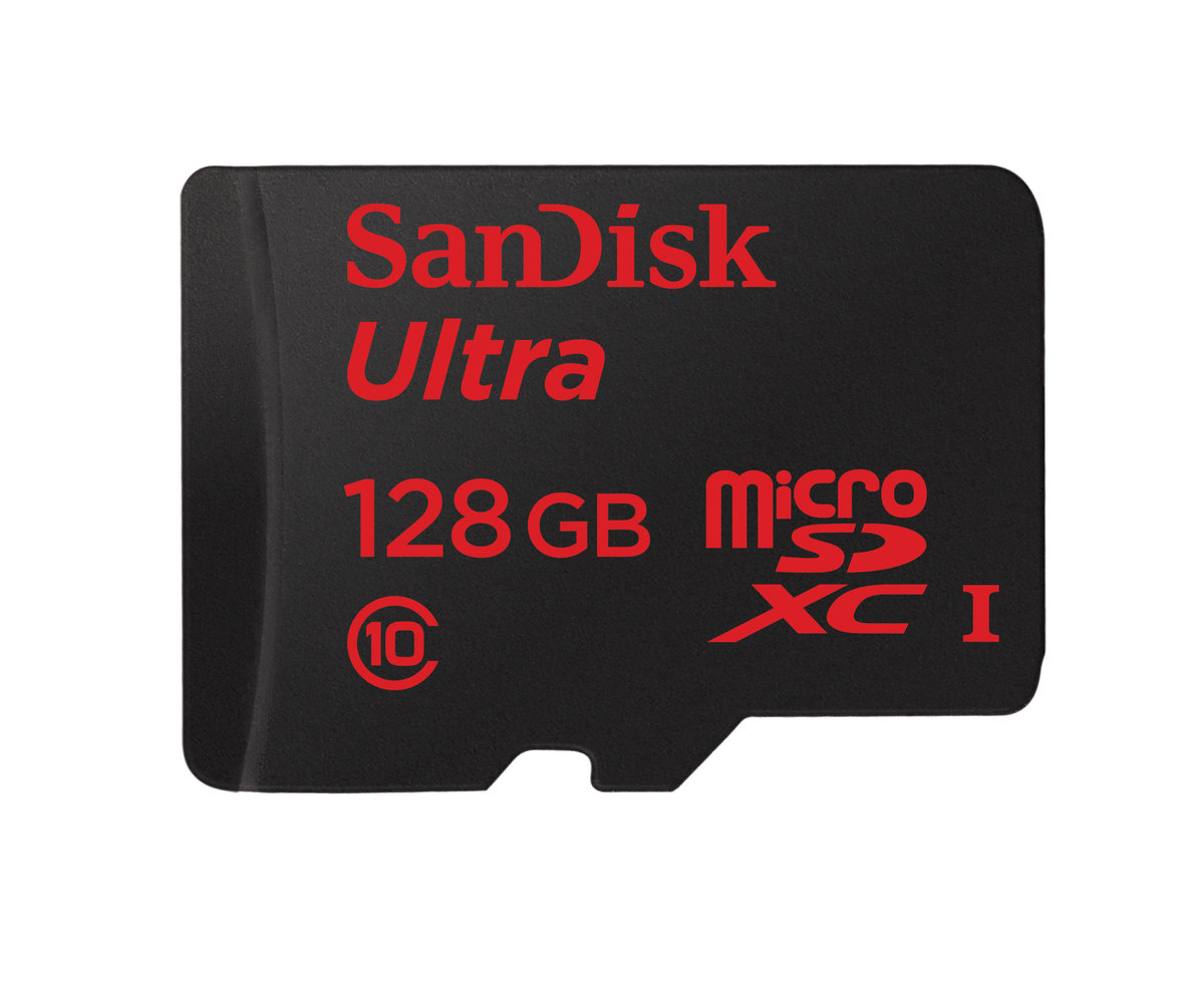 SanDisk 128GB Ultra microSDXC UHS-I Memory Card with Adapter - Up to  140MB/s, C10, U1, Full HD, A1, MicroSD Card - SDSQUAB-128G-GN6MA