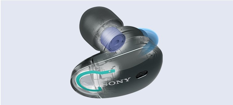 Sony WF-1000X/BM1 True Wireless Noise-Cancelling Earbuds with